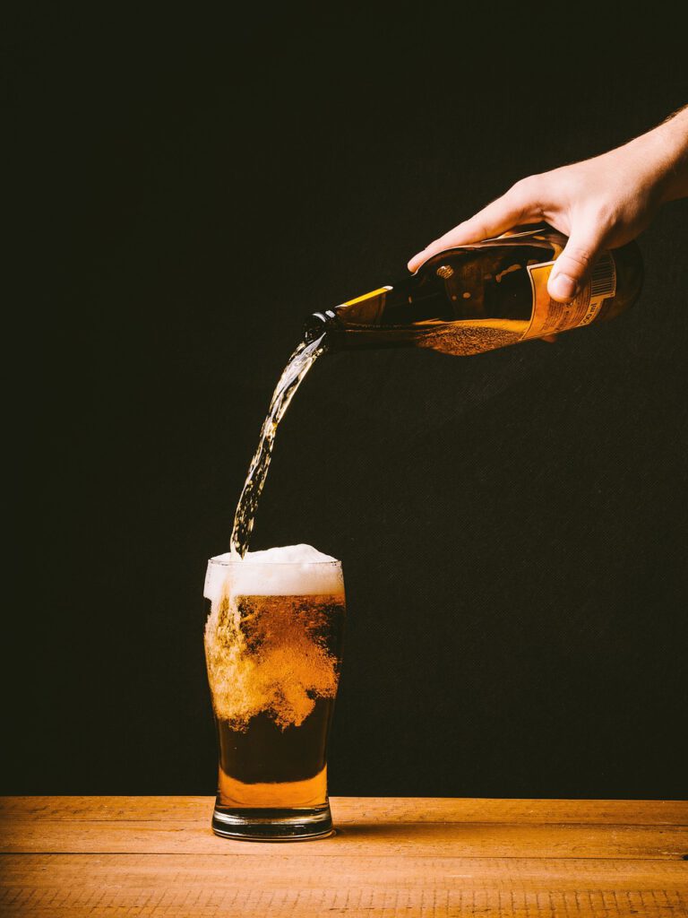 eiskaltes Bier zum Braai